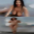 Full figured naked woman